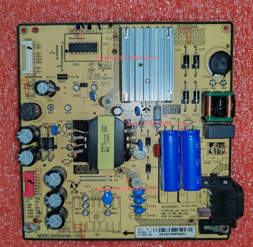 Для DLBB556 SHG5004A-101H светодиодная плата питания телевизора физическое фото Для DLBB556 SHG5004A-101H светодиодная плата питания телевизора физическое фото