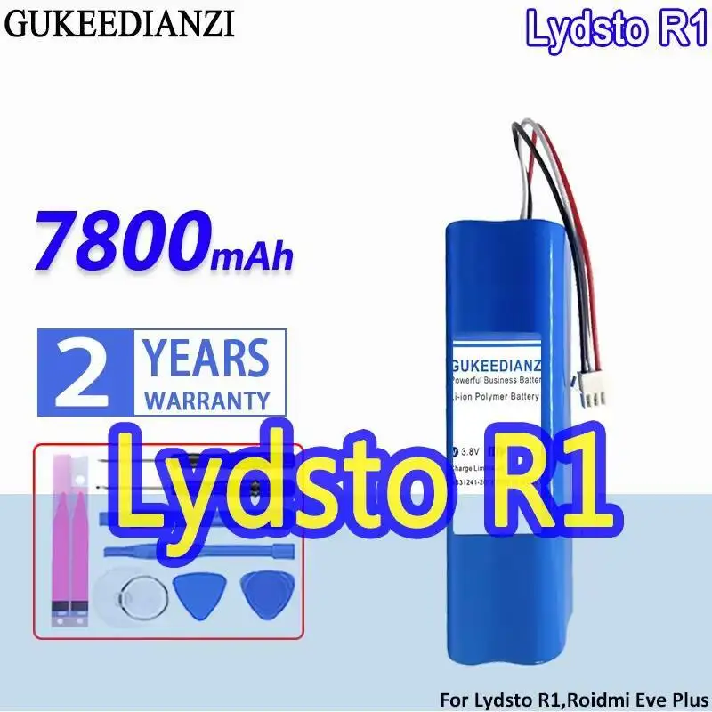 Для Xiaomi Lydsto R1 Roidmi Eve Plus Proscenic M7 Max Pro M8 U6 Lenovo LR1 Robot Safe 7800 мАч Аккумулятор
