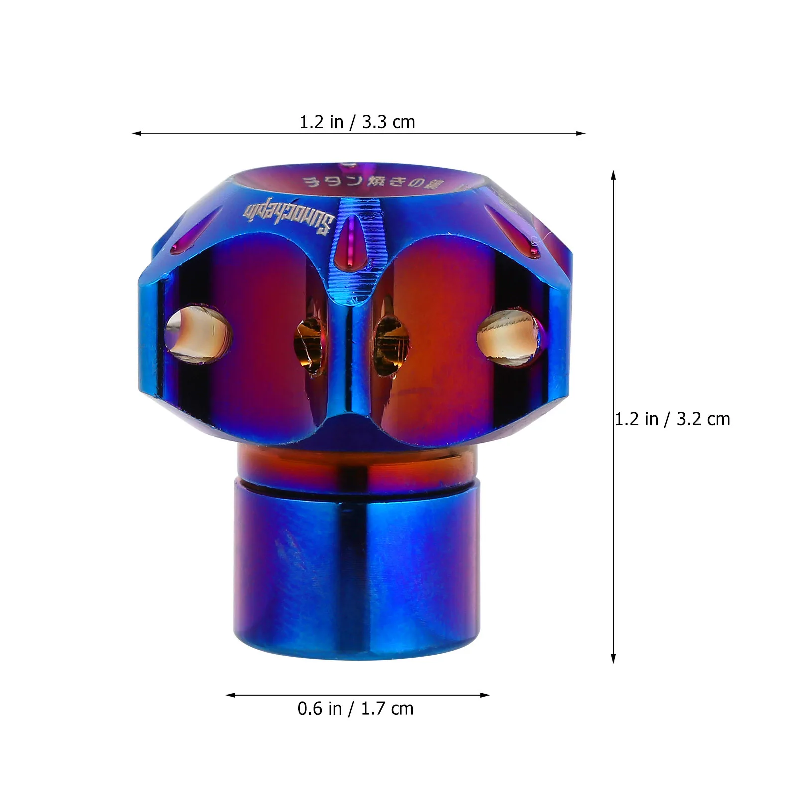 دراجة نارية قذيفة التصنيع باستخدام الحاسب الآلي غطاء مفتاح الألومنيوم مشرق اللون إدراج قبضة أنيقة لملحقات استبدال المفتاح العالمي #1