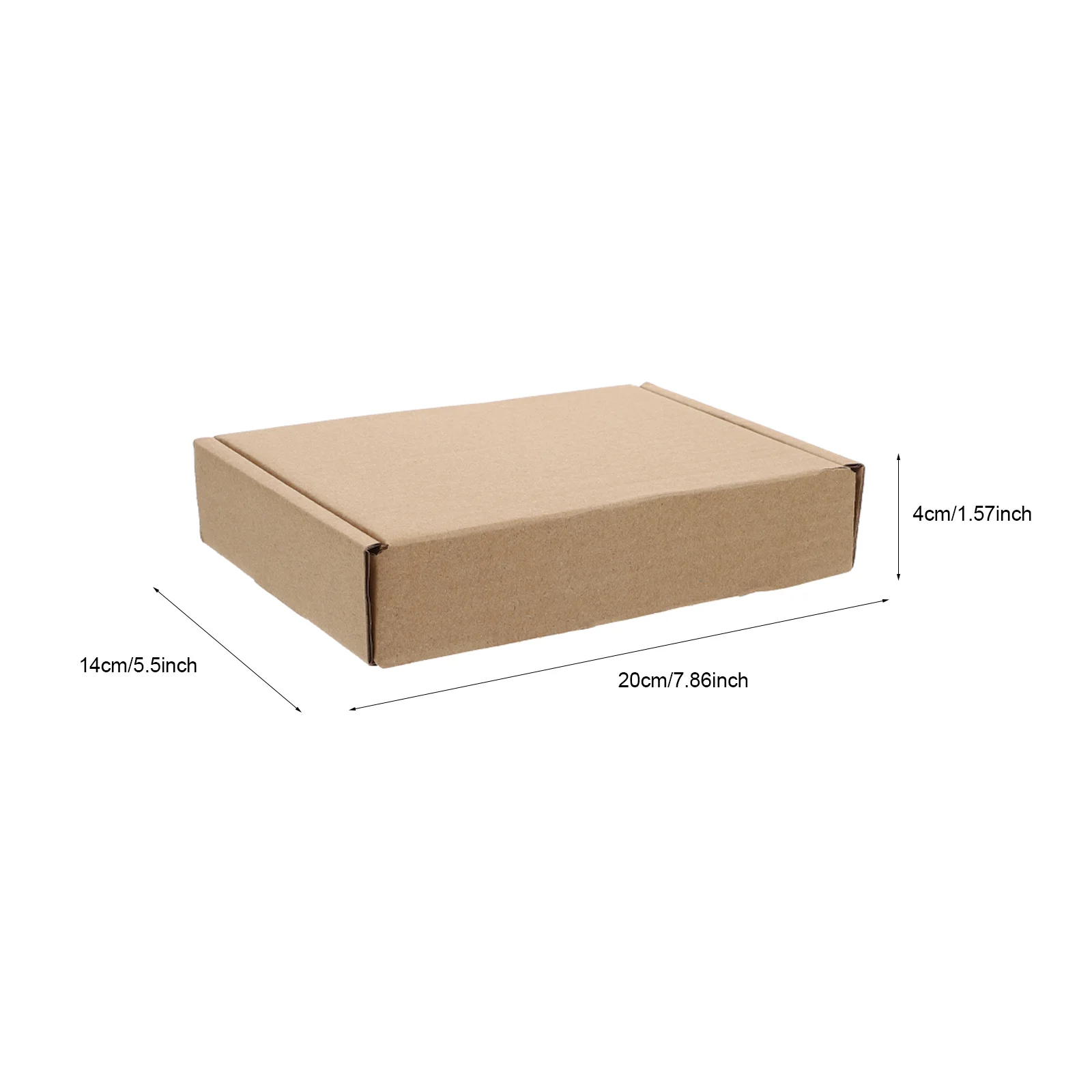 20Pcs Corrugated Cardboard Boxes Unique Design Pressure-Resistant Multi-Use Moving Packing Storage Shipping Boxes