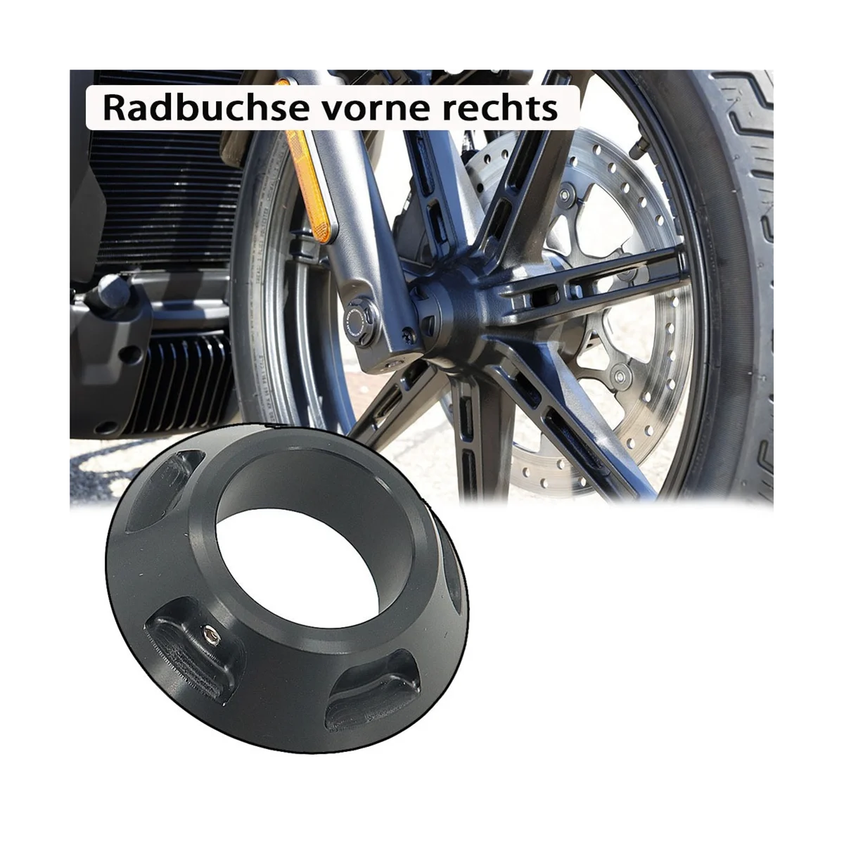 Motorcycle Accessories Wheel Bushing Front Right Front Axle Cover for Nightster 975 RH975 2022