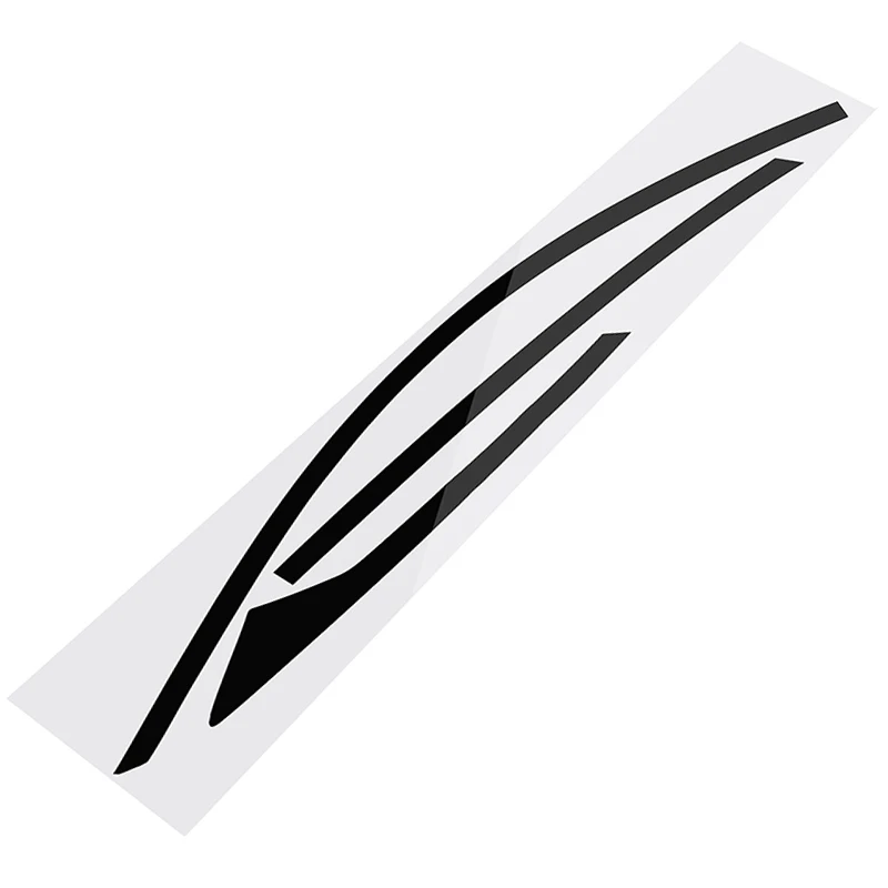 2PCS Auto Protection Window Sticker Exterior Side Decal Window Stickers  Glossy Black For Honda Accord 10th 4 Door 2018 Styling