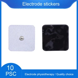 Nerve Stimulator Self-adhesion 4*4cm Electrode Pad Sticker Electrode Snaps for EMS/tens Unit Compex Electrical Muscle Stimulator