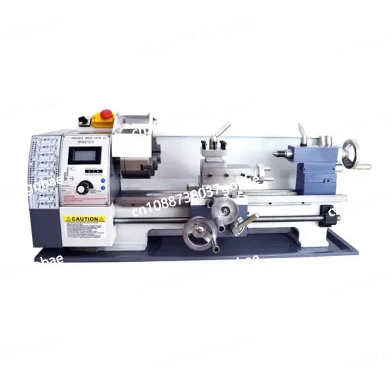 850W Household Small Metal Digital Display Multifunctional Lathe Brushless Motor Processing Equipment WM210V 220V