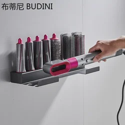 Suitable for Dyson Airwrap Wall-Mounted Curling Storage Rack Stand Bracket Pasted Curling Tool Organizer Bathroom Accessories