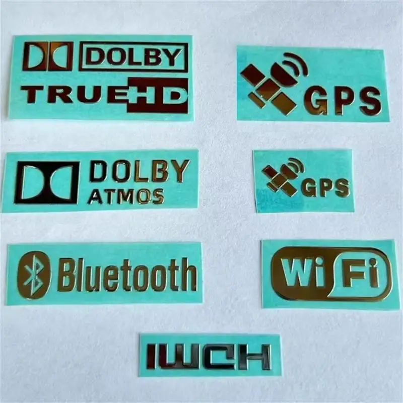 Trendy Metal Stickers Compatible with Bluetooth & WIFI - Ideal for TV, Monitor, Home Theater, Mobile, Laptop Shells