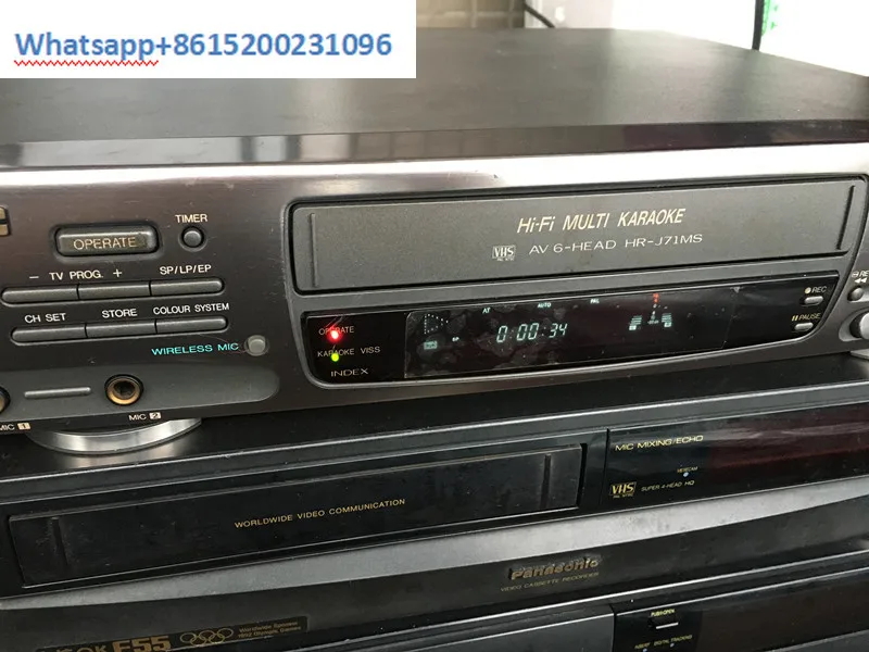 Second hand  JVC HR-J71MS video recorder with six head stereo all functions are normal