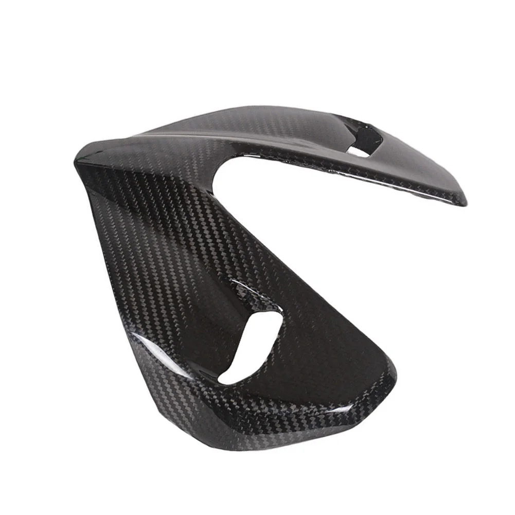 دراجة نارية ترقية ألياف الكربون الأسود مدخل هواء هدية لوحة هدية ABS المواد ل دوكاتي ستريتفايتر V4 #3