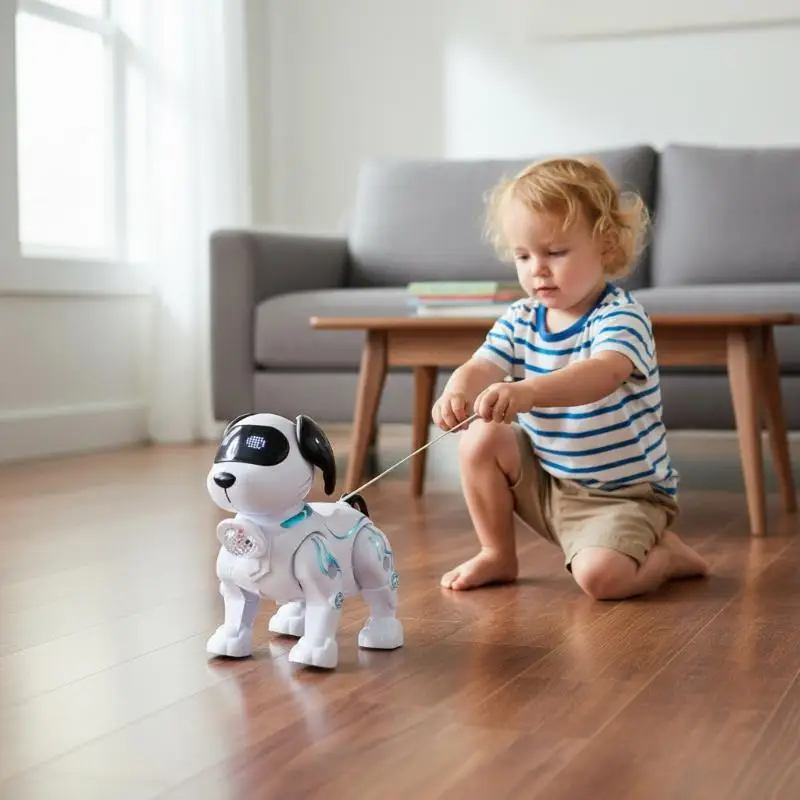 

Robot Dog Electronic Stunt Pet Interactive Touch Programmable Smart Walking Dancing Kids Birthday Gift For Kids Boys Girls