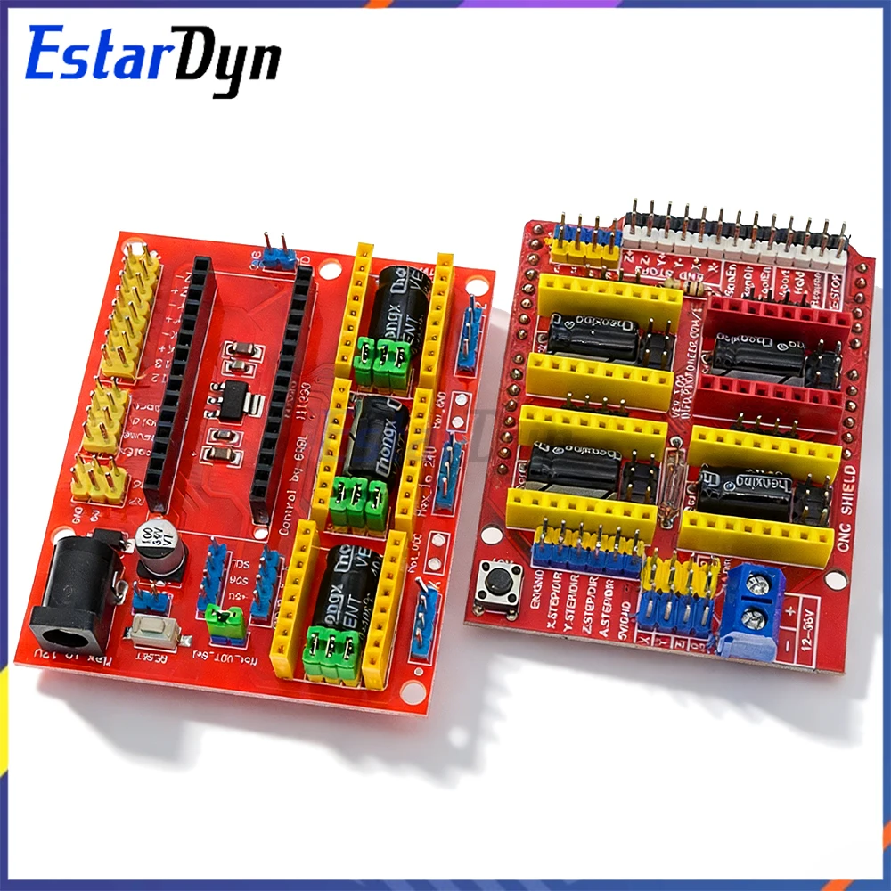CNC Shield Expansion Board V3/V4 for , A4988 Driver Module Kit for 3D Printer Engraving Machine DIY
