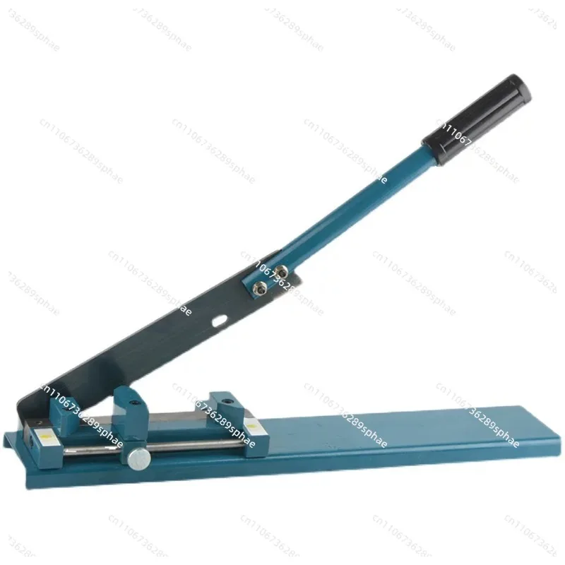 DC35 single and double hole aluminum steel high and low guide rail cutter PVC wire groove fast cutting machine