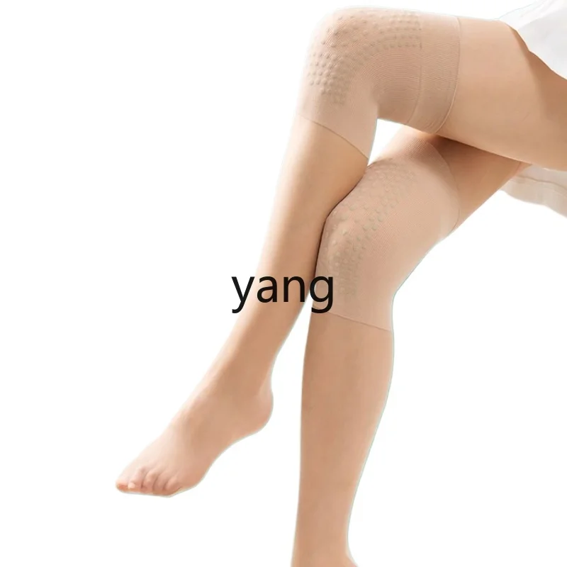 

Yjq stockings knee pads and stockings women's thin anti-hook stockings leg guards socks