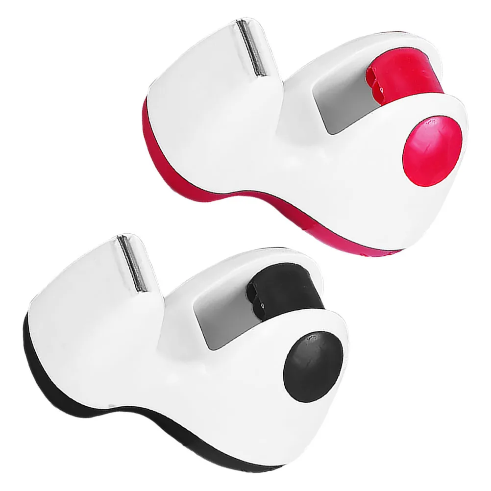 2Pcs Cartoon Mini Tape Dispenser Portable Non-Skid Base Multi-Purpose Tape Holder for Office Home School Crafts