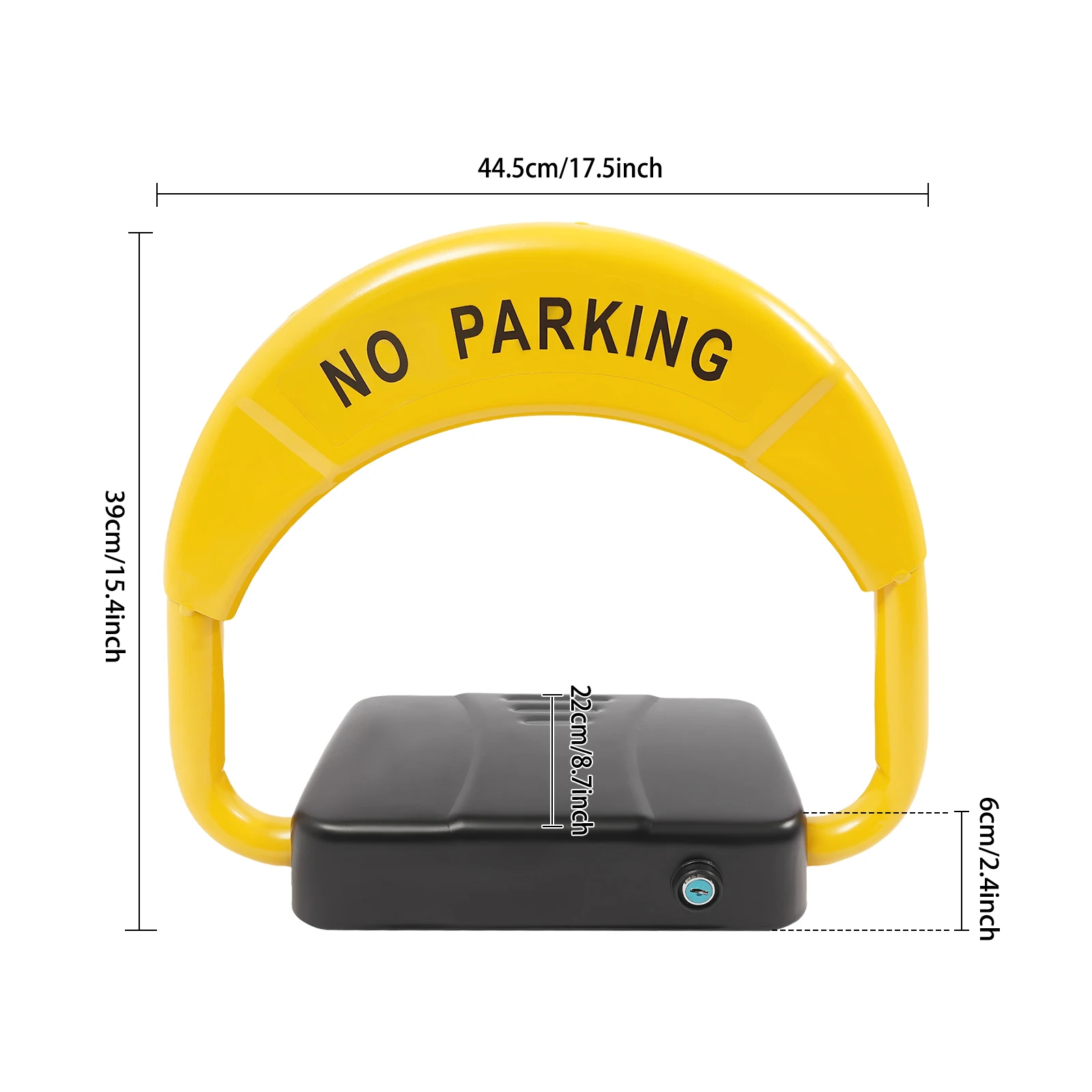 Barriera di parcheggio automatica per auto Blocco di parcheggio pieghevole Blocco di parcheggio per auto privata Blocco spaziale Telecomando impermeabile anticollisione