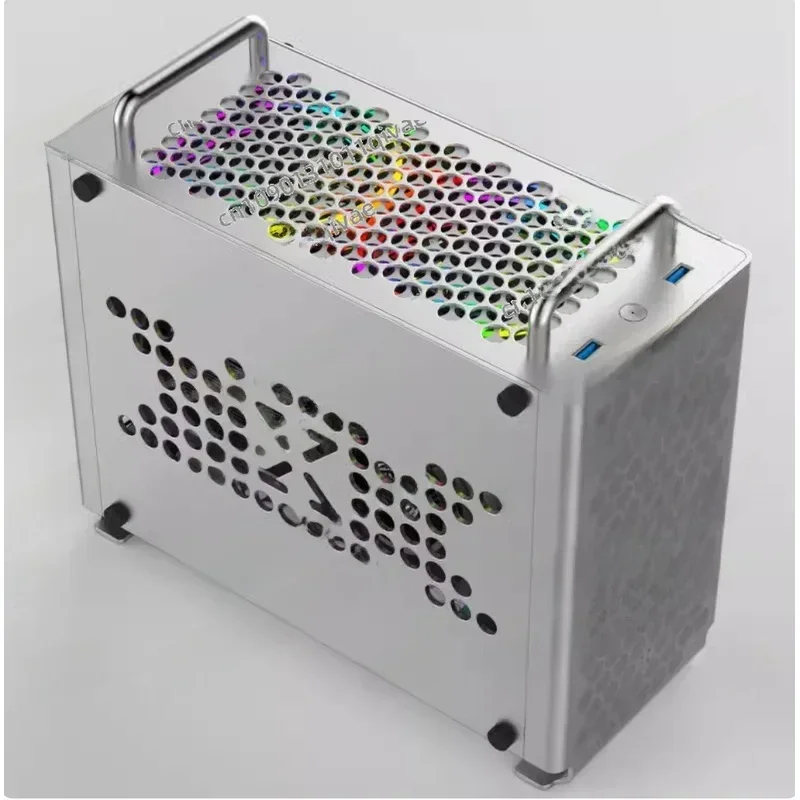 

Боковая панель из акрила B2 для ITX-корпусов, ручка для SFX A4, компьютерный корпус MacPro Flat Host