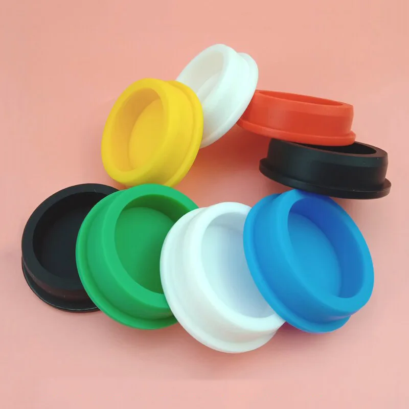 5 Kleuren Silicone Rubber Gat Caps 13-48.5Mm T-Type Plug Cover Snap-On Pakking Blanking end Cap Seal Stopper Waterdicht Dust Seal