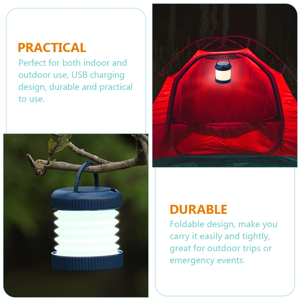 

Folding Tent Lamp Portable Lightweight USB Charging Camping Lantern Outdoor Tent Lights for Hiking Camping Lanterns Backpacking