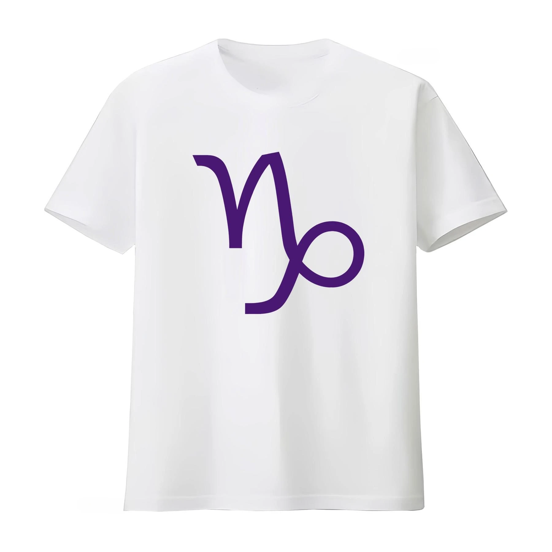 Gamzee Makara Capricorn Purple Symbol Print Comfortable T Shirt Jersey Vintage Casual Men's Clothing Women's 2026 Summer T Shirt