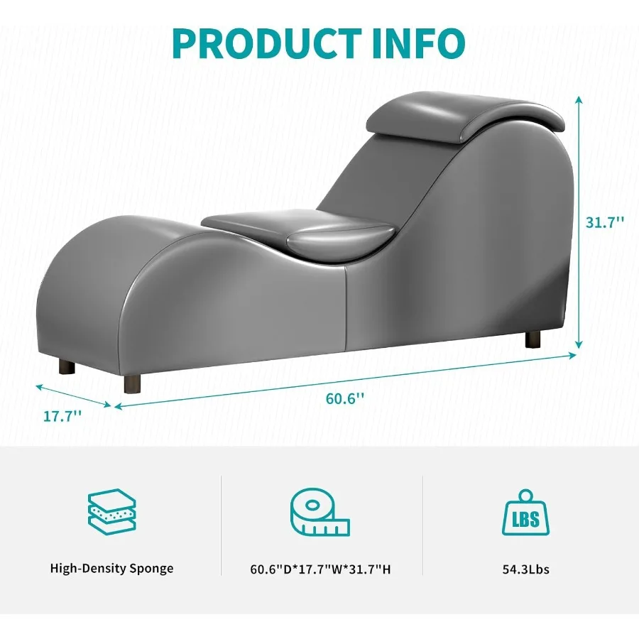 60-дюймовые стулья для йоги для взрослых, растягивающиеся, расслабляющие, из искусственной кожи, деревянный, гладкий, диван для йоги, шезлонг, кресло с регулировкой