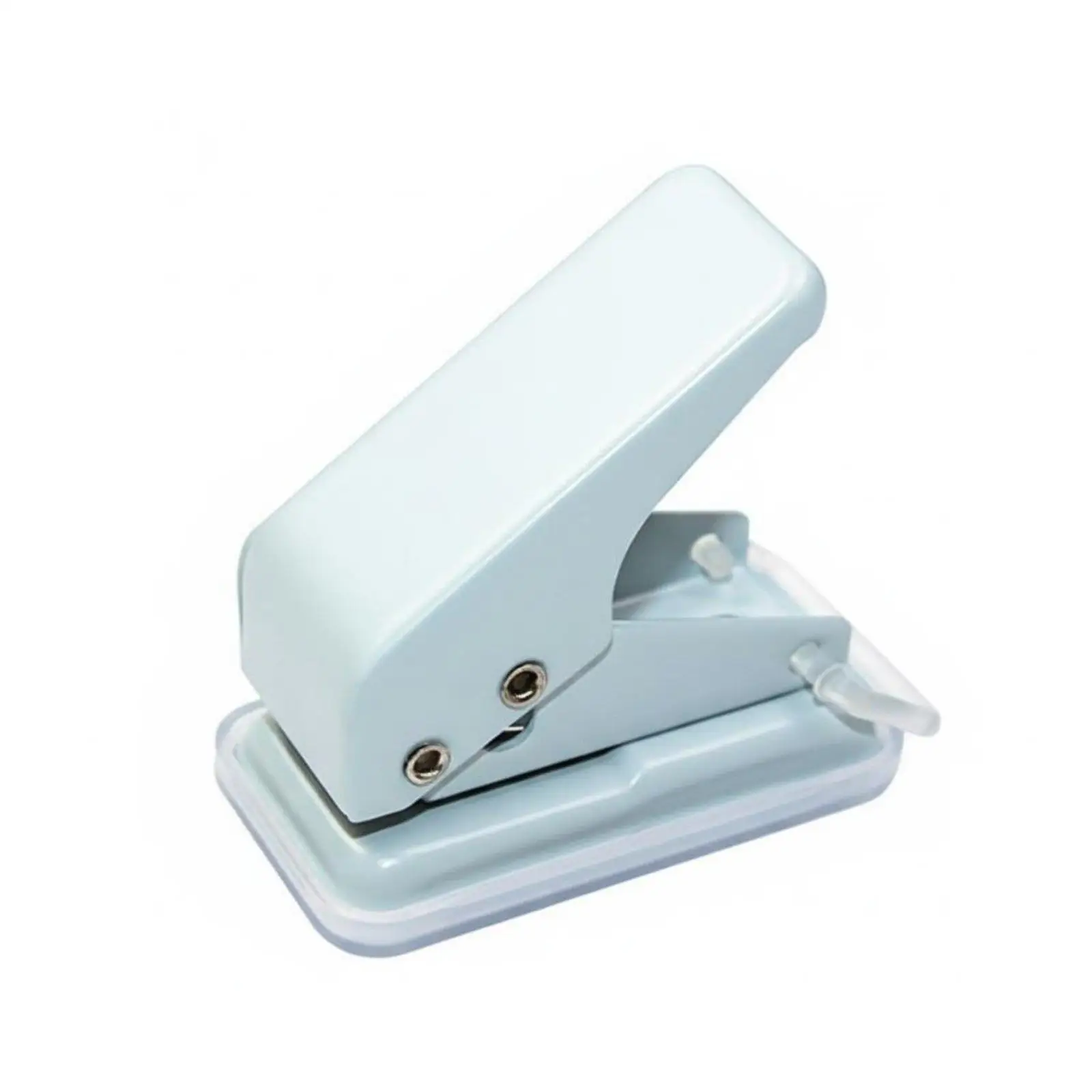 Easy to Clean Mini Hole Puncher 10 Sheet Capacity Single Hole Punch Locking