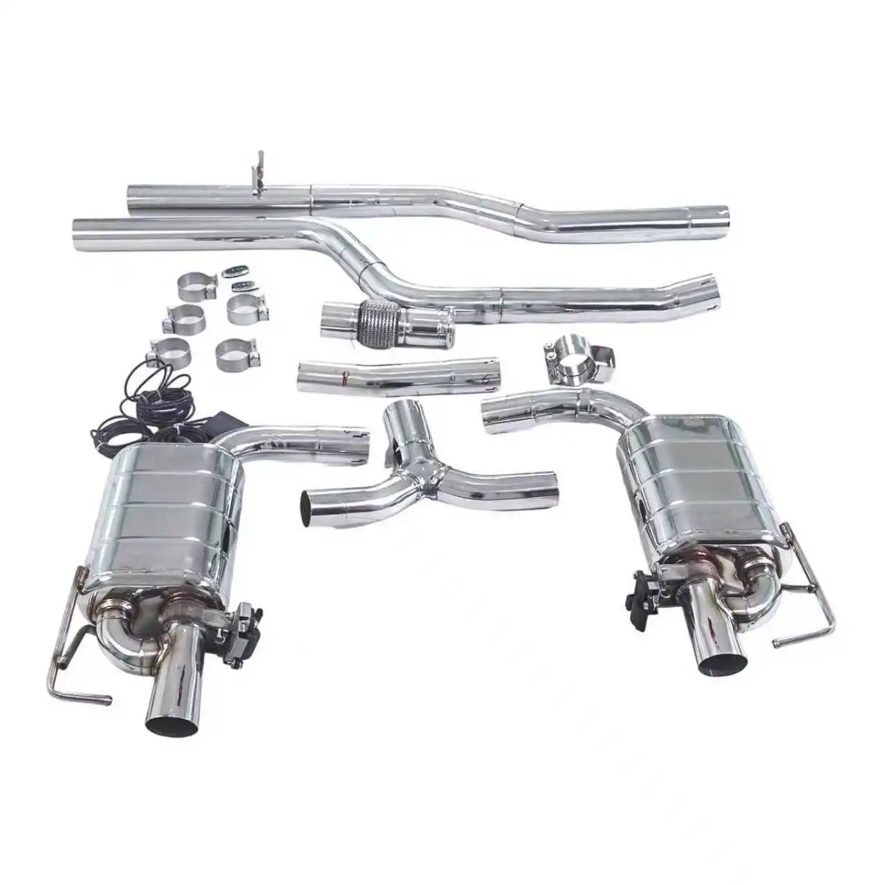 

Выхлоп GFC/для Mercedes-Benz E350 W213 2017-2021 гг. 2.0T Catback, клапан из нержавеющей стали, совместимость с выхлопом