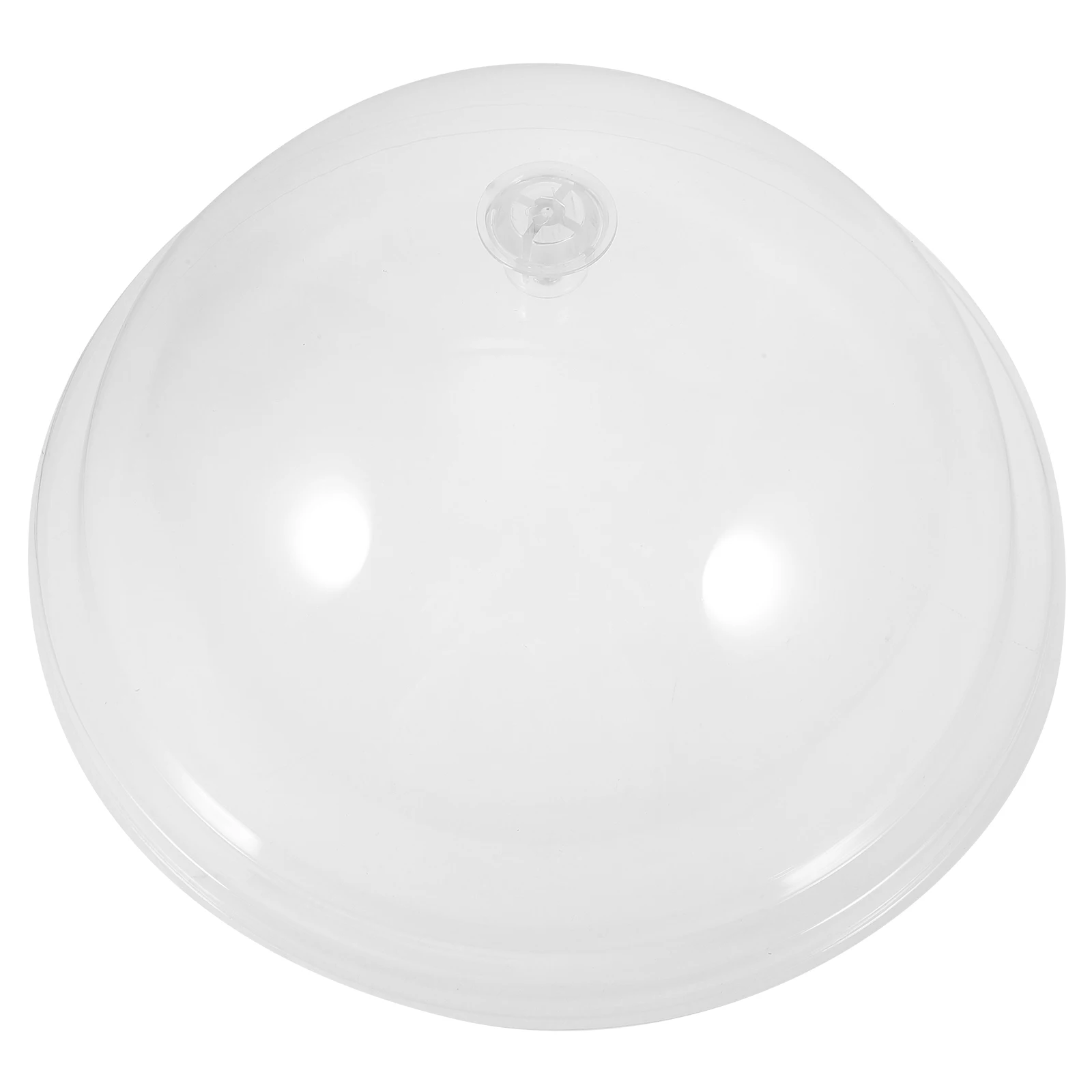 

1Pc Acrylic Round Food Cover Food Tent Food Insulation Lid for Home Bread Dessert Dish Transparent (12-inch 31cm Random