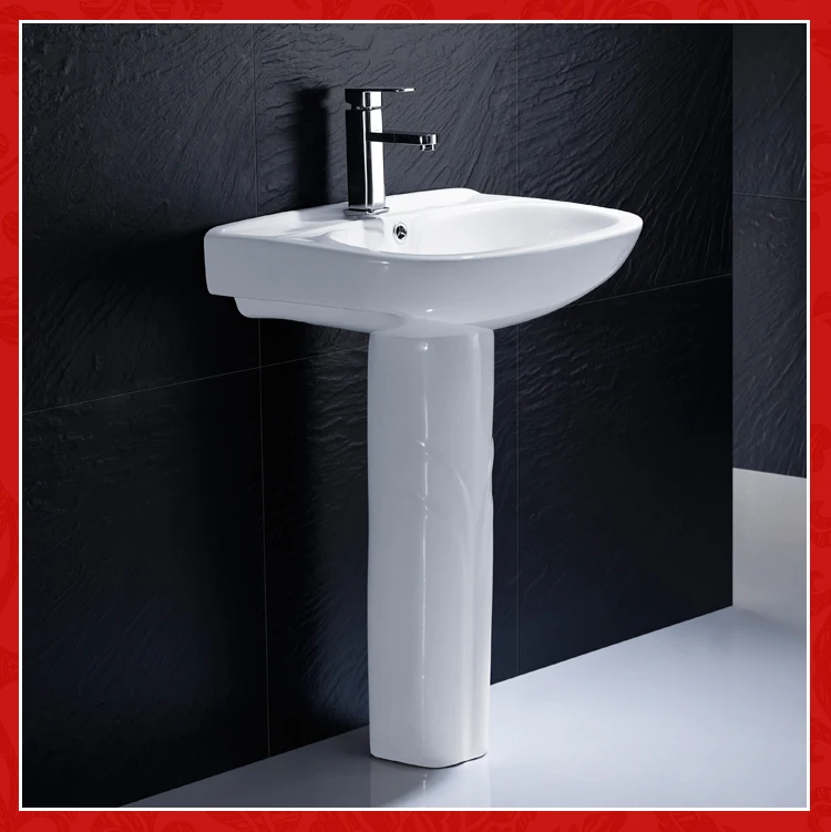 Pillar washbasin Floor-to-ceiling washbasin Pillar basin