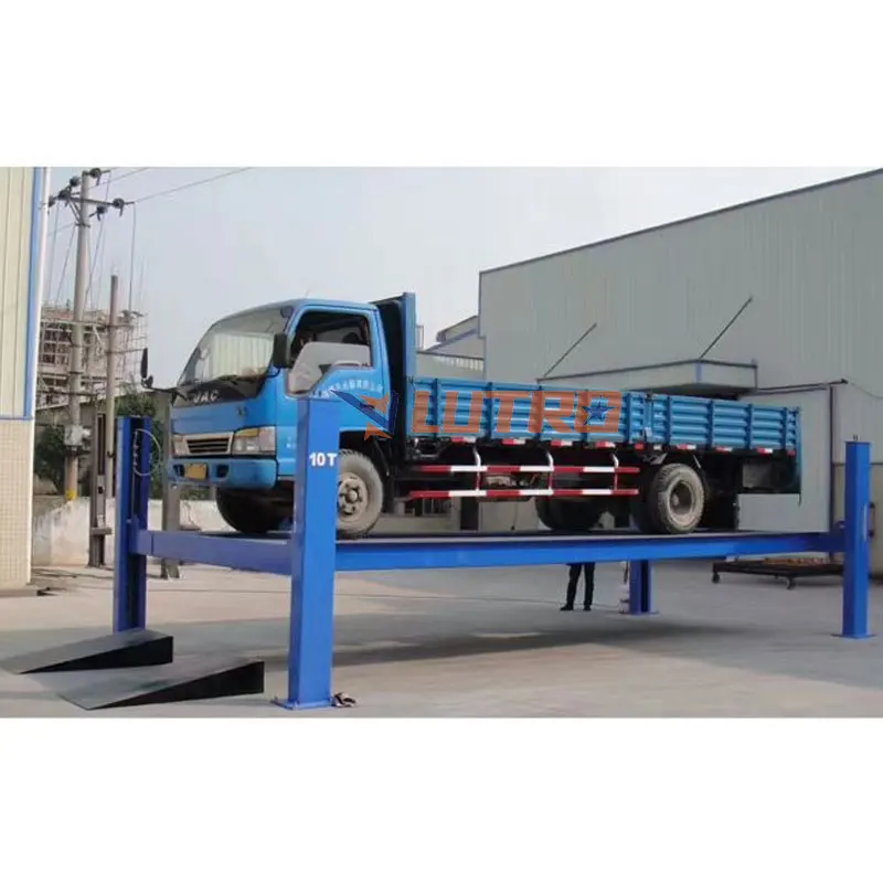 SHINELY Customized Four Post Lift Fast Delivery Hydraulic10000 Lb 4 Post Car Lift