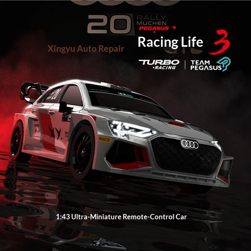Turbo Racing 1/43 C90 Remote Control Car Model Adjustable Steering Angle Professional Racing Vehicle For Hobby Collectors