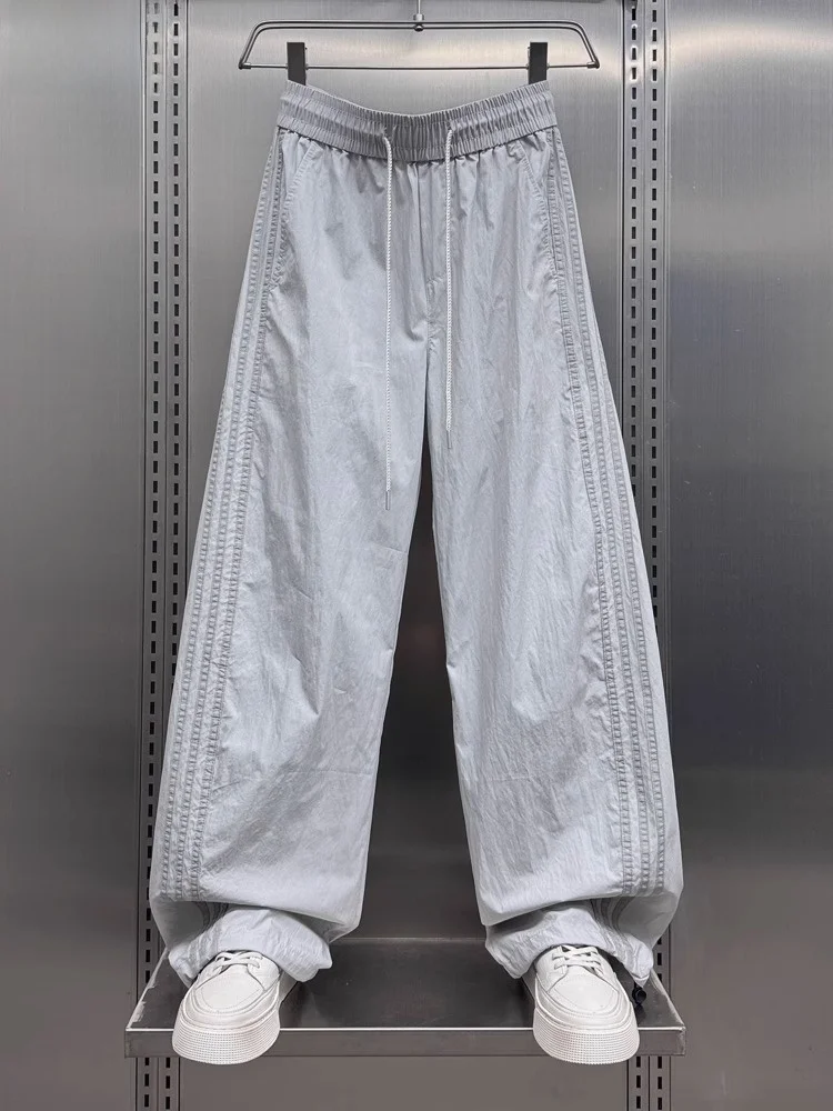 

Легкие, тонкие, быстросохнущие спортивные брюки для мужчин, летние свободные повседневные брюки с вставками, модель Haome Knife