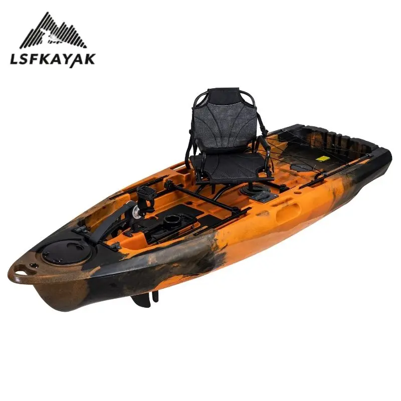 LSF Kayak 2.9M 1 Person Pedal Kayak Fishing Boat For Sea And Outdoor Sports With Amazing Capacity From Durable HDPE