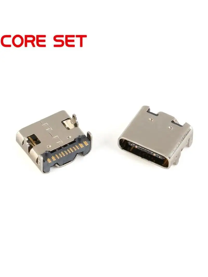 10 sztuk Micro USB-3.1 SMD 16P type-c kobieta gniazdo złącza interfejs transmisji DIP4 Hd dla smartfonów wtyk końcowy wtyczka ładowania — zdjęcie 2