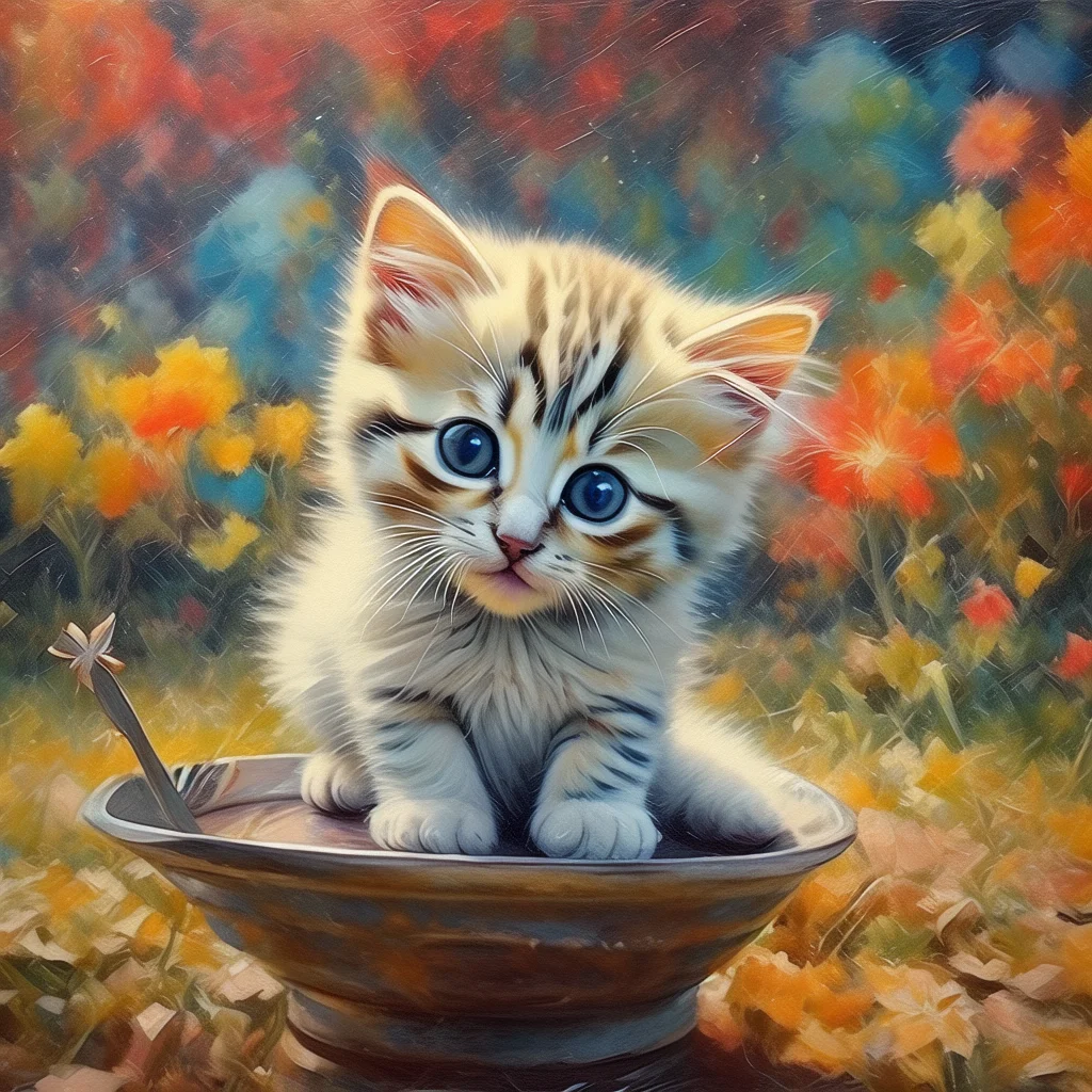 

587585 Abstract animal themed digital painting