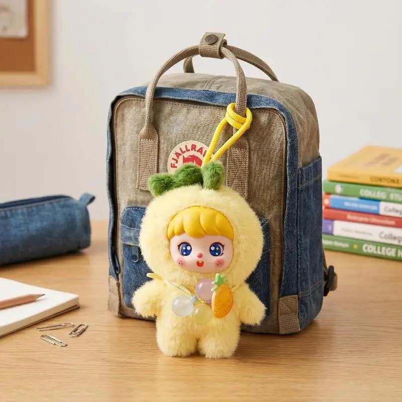 

Fluffy Fruit Plush Doll Keychain Cute Soft Vinyl Pendant Stuffed Hanging Toy for Backpack Home Decoration Birthday Party Gift