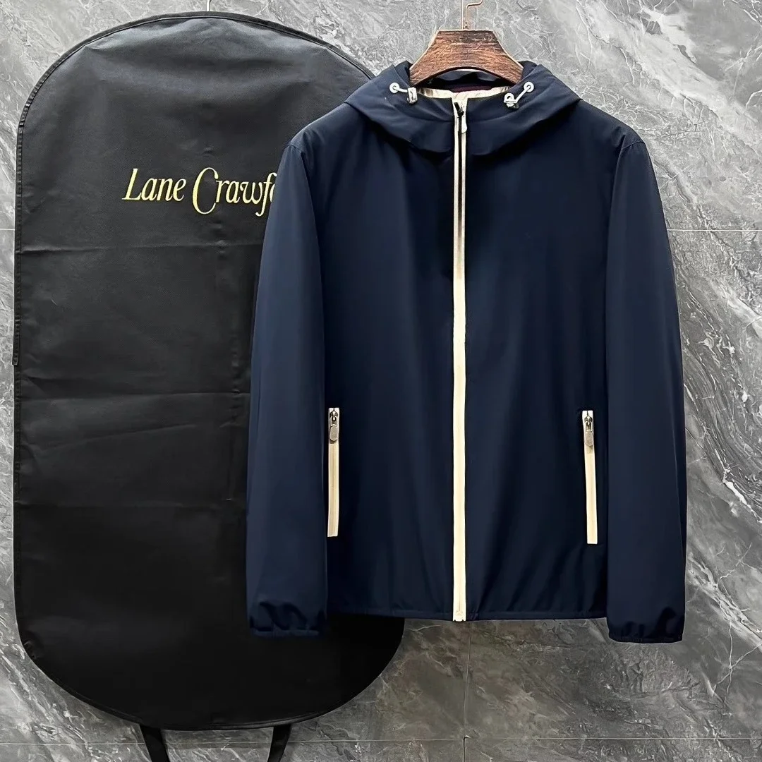 سترة BC كاجوال 90 White Goose Down رفيعة بغطاء للرأس