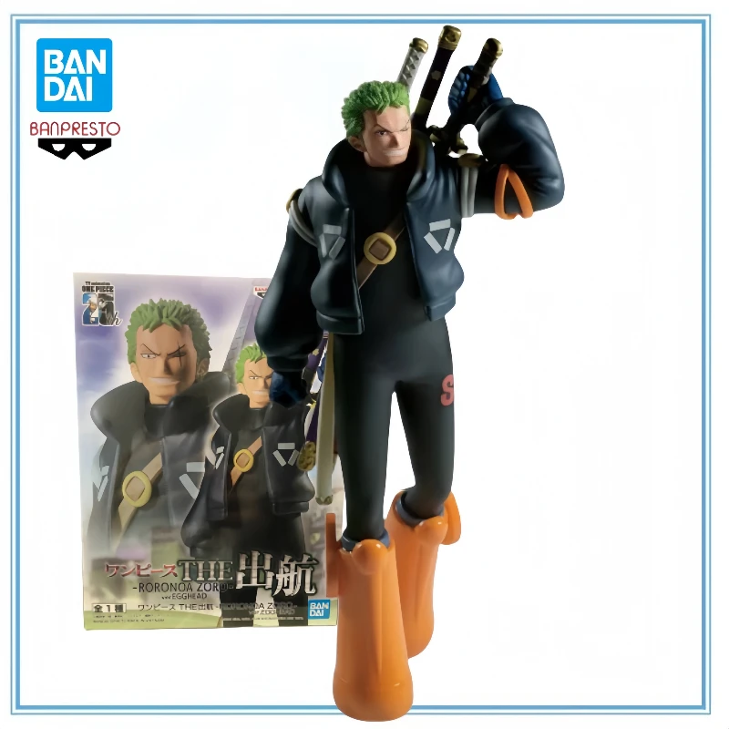

BANDAI in Stock Genuine BANPRESTO ONE PIECE THE SHUKKO-RORONOA ZORO-ver.EGGHEAD Anime Cartoon Gifts Toys Model Model Toys