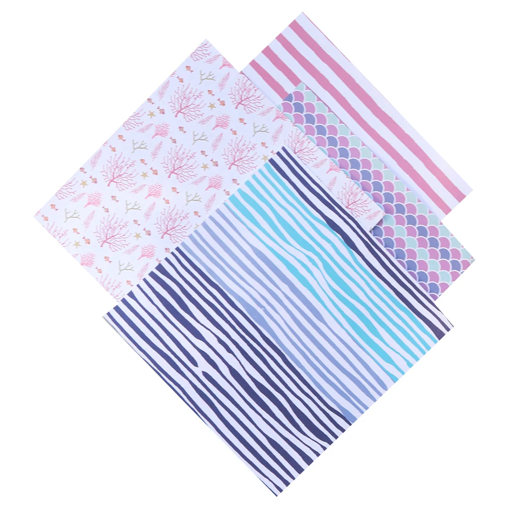 Creative Path Ozean Meer 6x6 Zoll Scrapbooking-Hintergrundpapier Wellen-Meerjungfrauen-Fisch-Muster Journaling-Dekorationspapier für Origami – Detail 10