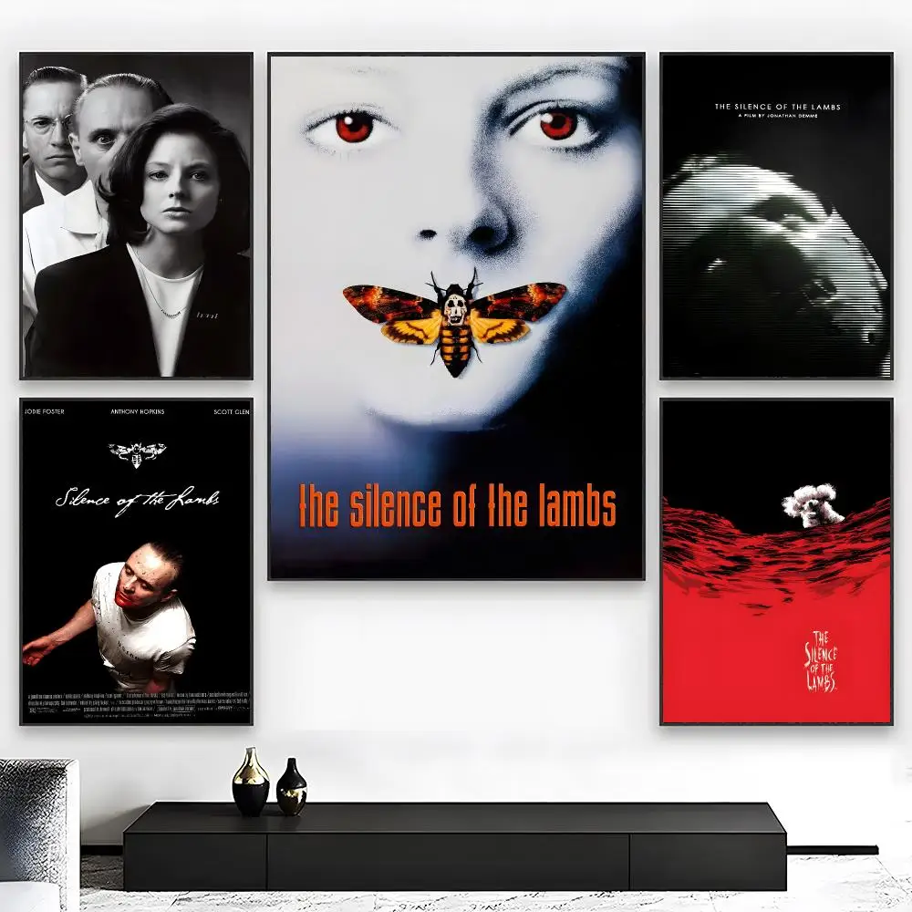 Movie T-The Silence of the Lambs Poster Wall art print art suitable for living room bedroom bar parlor home decor gift