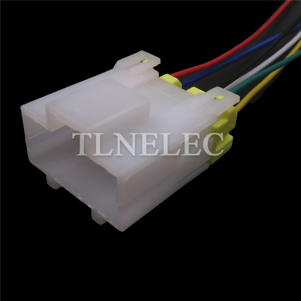 6 Pin Way Motormeter Unsealed Connector with Wires Car Instrument High Current Wiring Cable Sockets 7122-6060 7123-6060