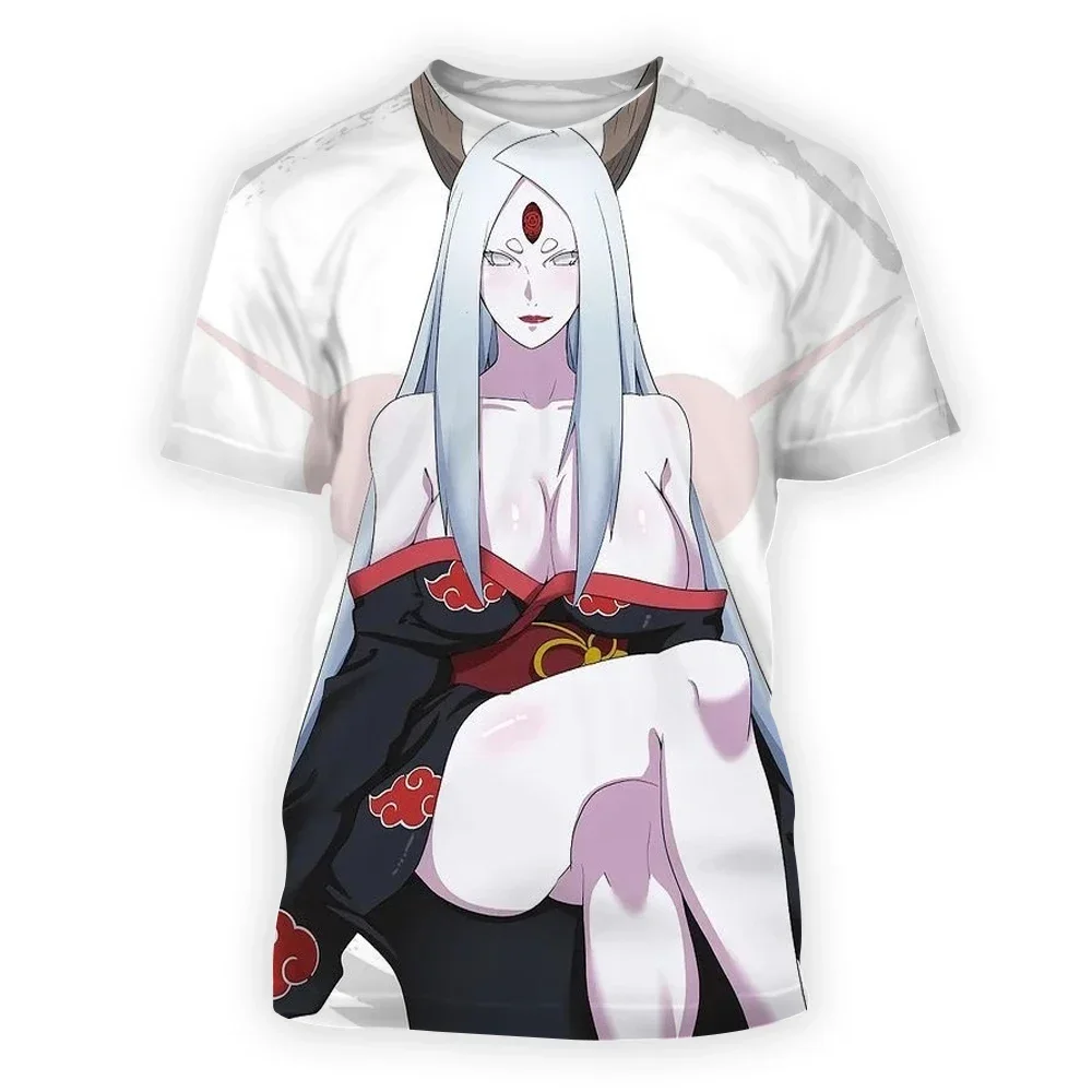 Men 3D Printed Sexy Girl Ahegao T Shirt Manga Hentai Loli Tee Anime Exposed Bikini Swimsuit Sweatshirt Women Casual Outdoor Tops