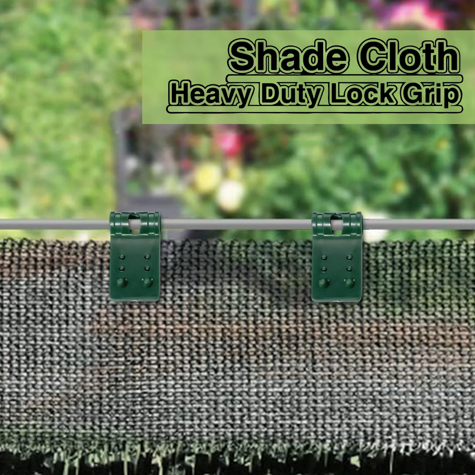 10Pcs Sun Shade Net Cloth Green Plastic Clips Canopy Awning Clip Fix Clamp Net Hook Holder Breeding Greenhouse Accessories