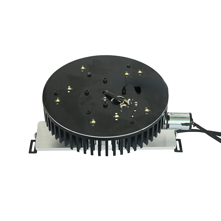 8W Rotating angle 360 degree LED street cabinet light LED round disk jewelry display showcase cabinet lighting