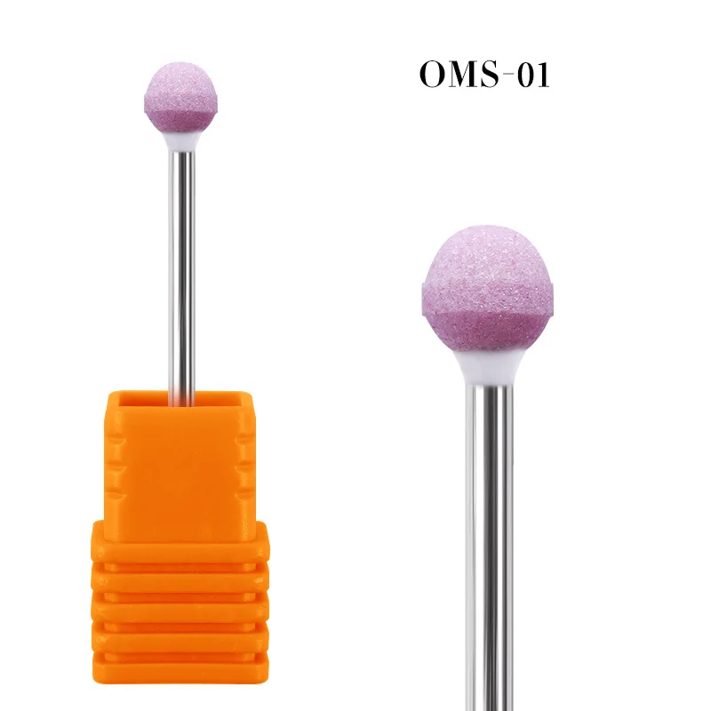 Silicone Nail Drill Bit Milling Cutter for Manicure Rubber Machine Accessories Nail Bits Buffer Polisher Grinder