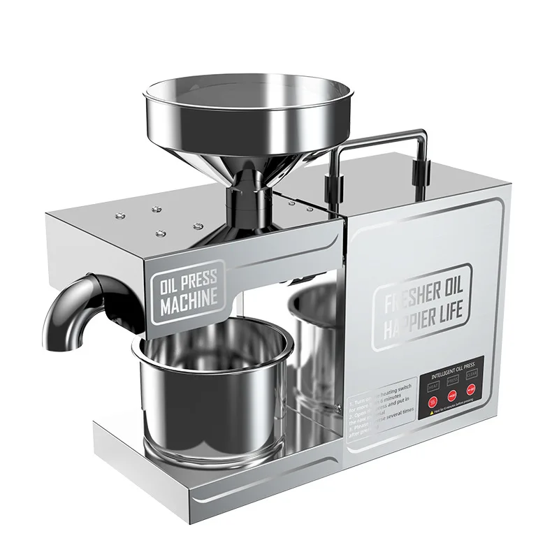 ذكي الكهربائية النفط الصحافة عصارة التلقائي المنزلية استخراج زيت الفول السوداني الساخن الباردة النفط الطازجة صنع التحكم في درجة الحرارة