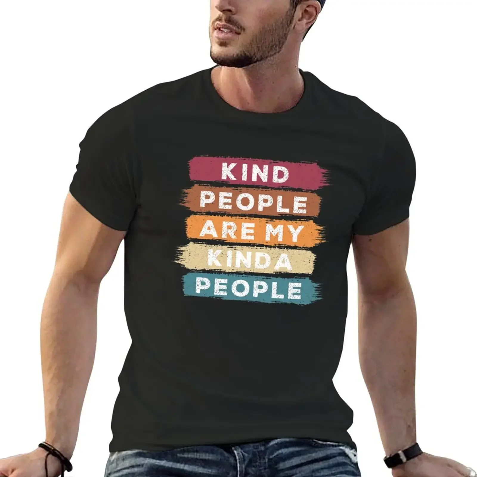 

Kind People Are My Kinda People Woman Men Kids Gift T-Shirt anime animal prinfor boys black t shirts for men