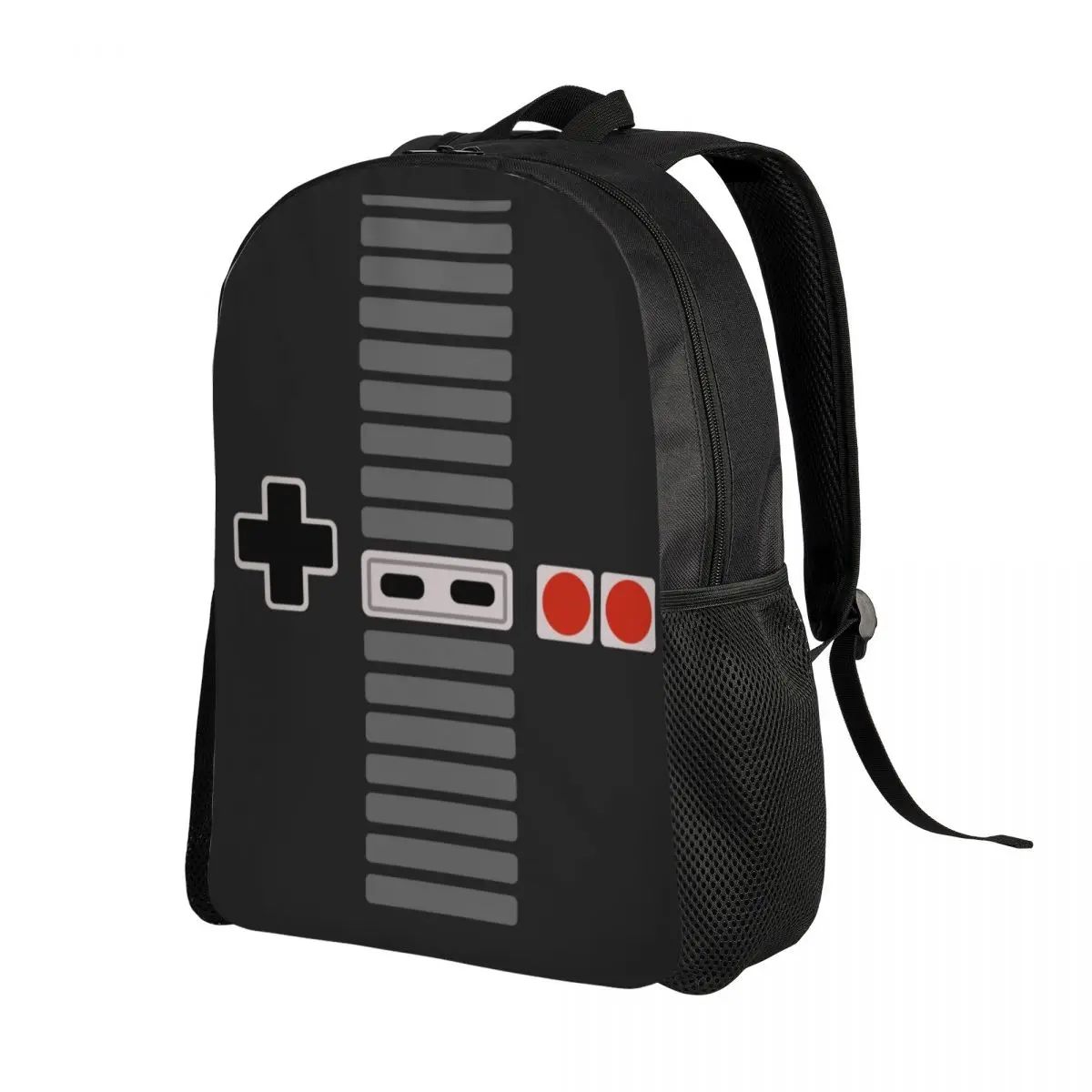 Custom Retro Vintage Gaming Controller Backpacks Video Game Geek Gamer School College Travel Bags Bookbag Fits 15 Inch Laptop