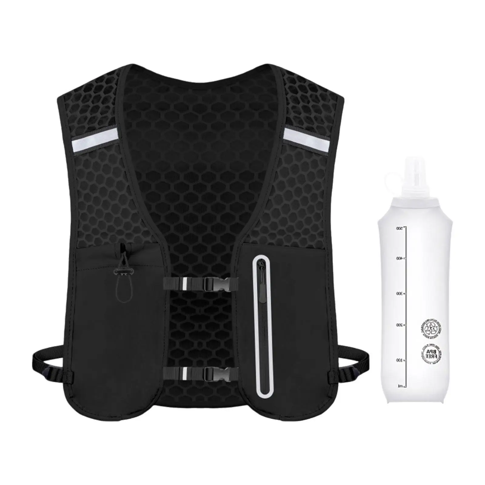 Running Water Vest 2 L Breathable with Adjustable Waistband Water Backpack for Traveling Jogging Cycling Camping Marathon Race