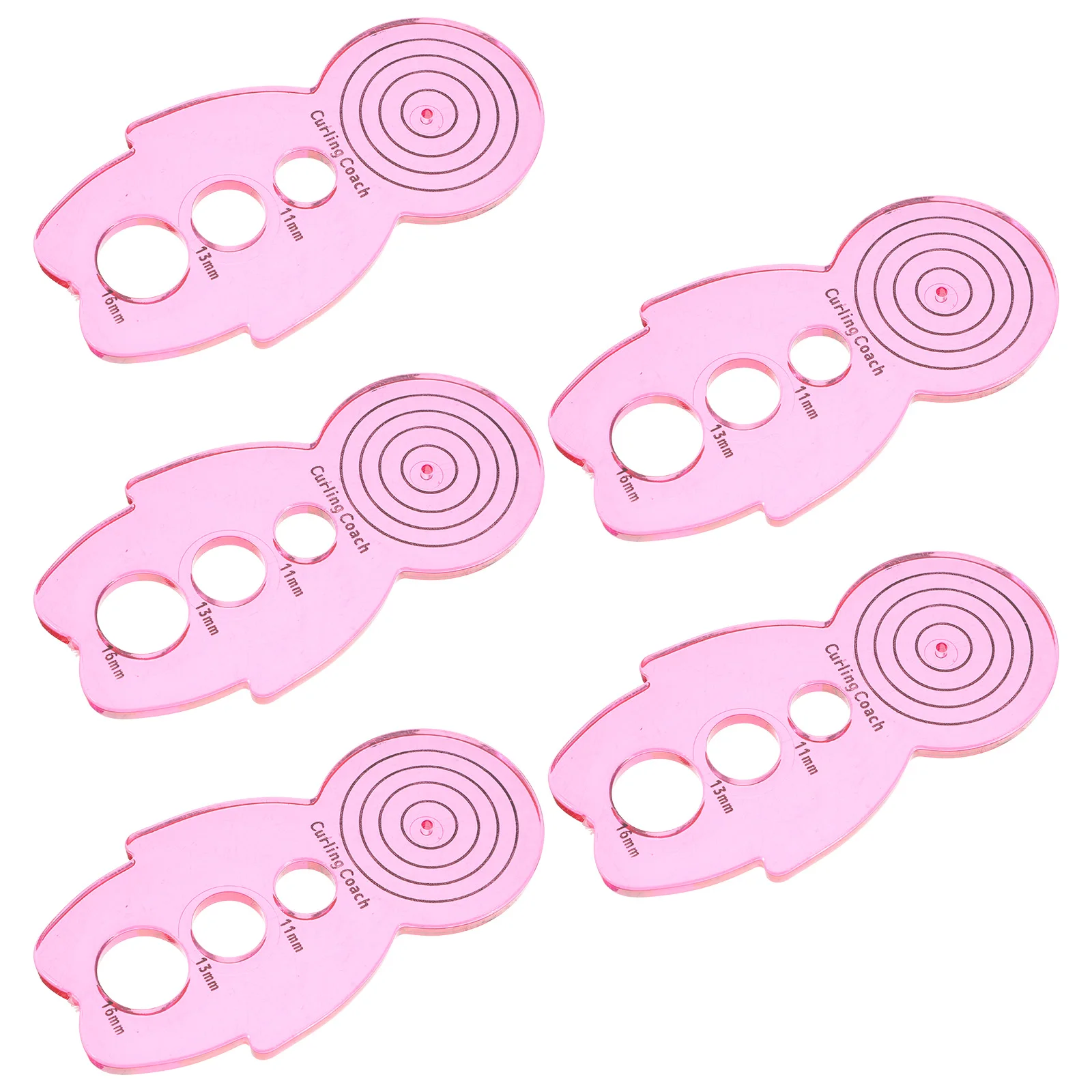 

5 pcs Diy Curling Tool Premium Plastic Paper Quilling Tool Lightweight Durable Portable For Greeting Cards Wedding Decoration
