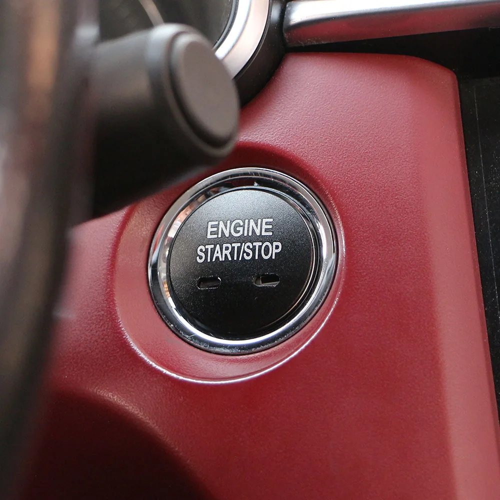 Ignition Switch Ring For MG 5 6 ZS HS 2020 2021 Engine Start Stop Button Ignition Ring Car Interior Trim