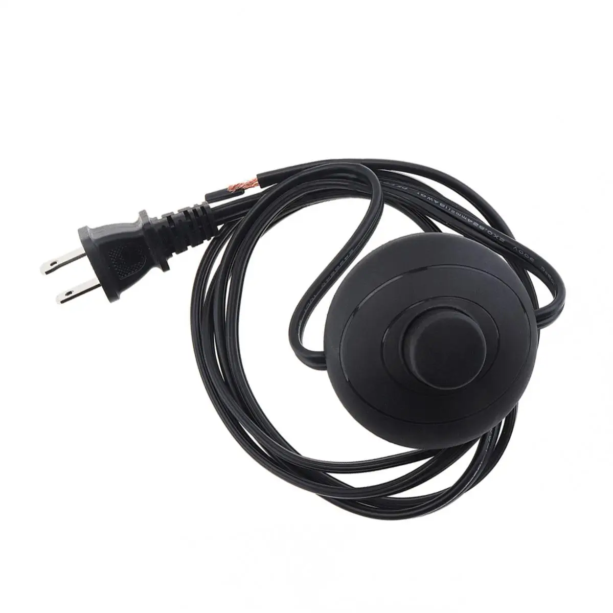 1.8M Foot Switch Floor Foot Inline Pedal Push Switch Foot Control Foot Switch with Wire Plug Suitable for Indoor Use